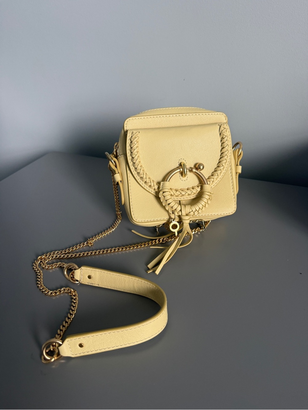 See by Chloé Joan Mini Camera Bag – Pale Yellow/Cream - Picture 2 of 10